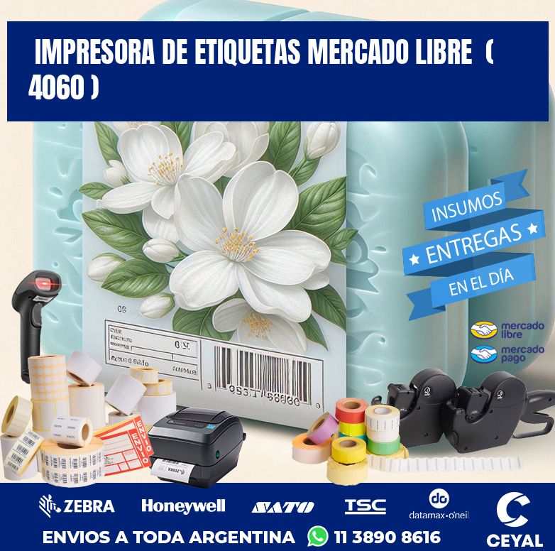 impresora de etiquetas mercado libre ( 4060 )