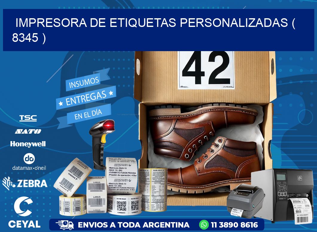 impresora de etiquetas personalizadas ( 8345 )
