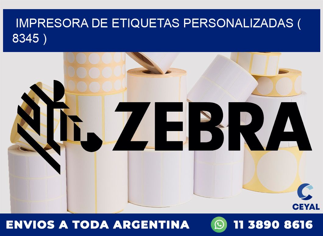 impresora de etiquetas personalizadas ( 8345 )