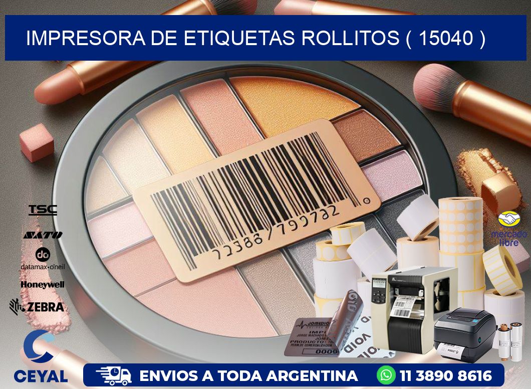 impresora de etiquetas rollitos ( 15040 )