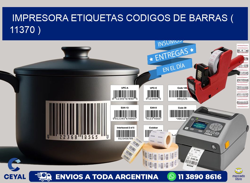 impresora etiquetas codigos de barras ( 11370 )