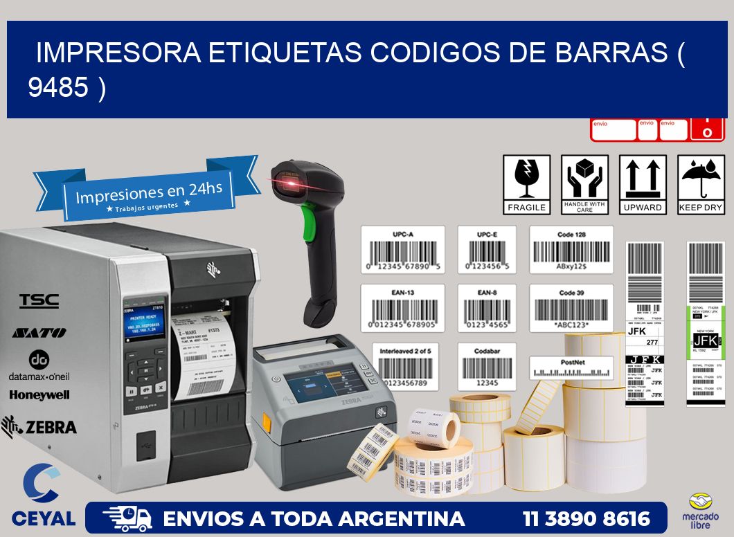 impresora etiquetas codigos de barras ( 9485 )