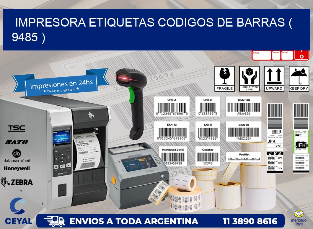impresora etiquetas codigos de barras ( 9485 )