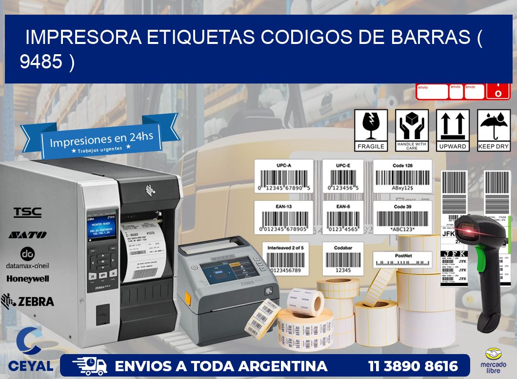impresora etiquetas codigos de barras ( 9485 )