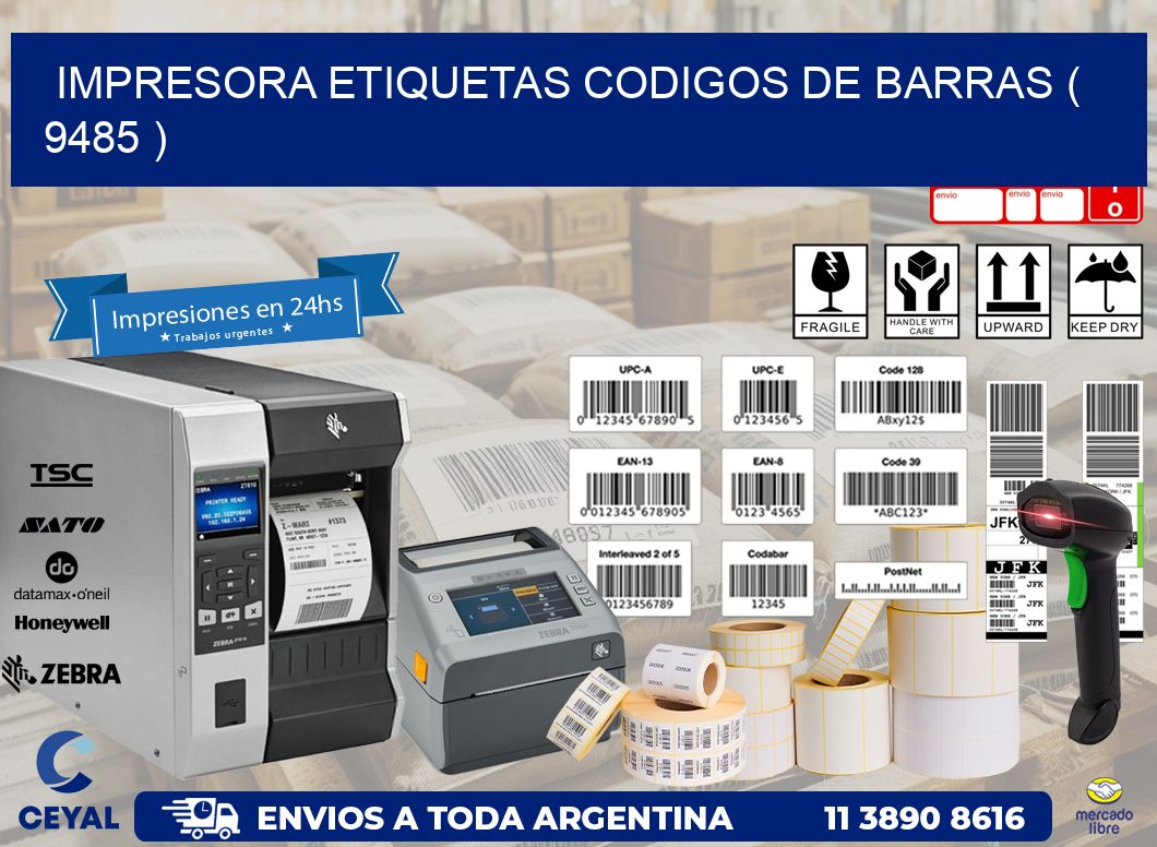 impresora etiquetas codigos de barras ( 9485 )