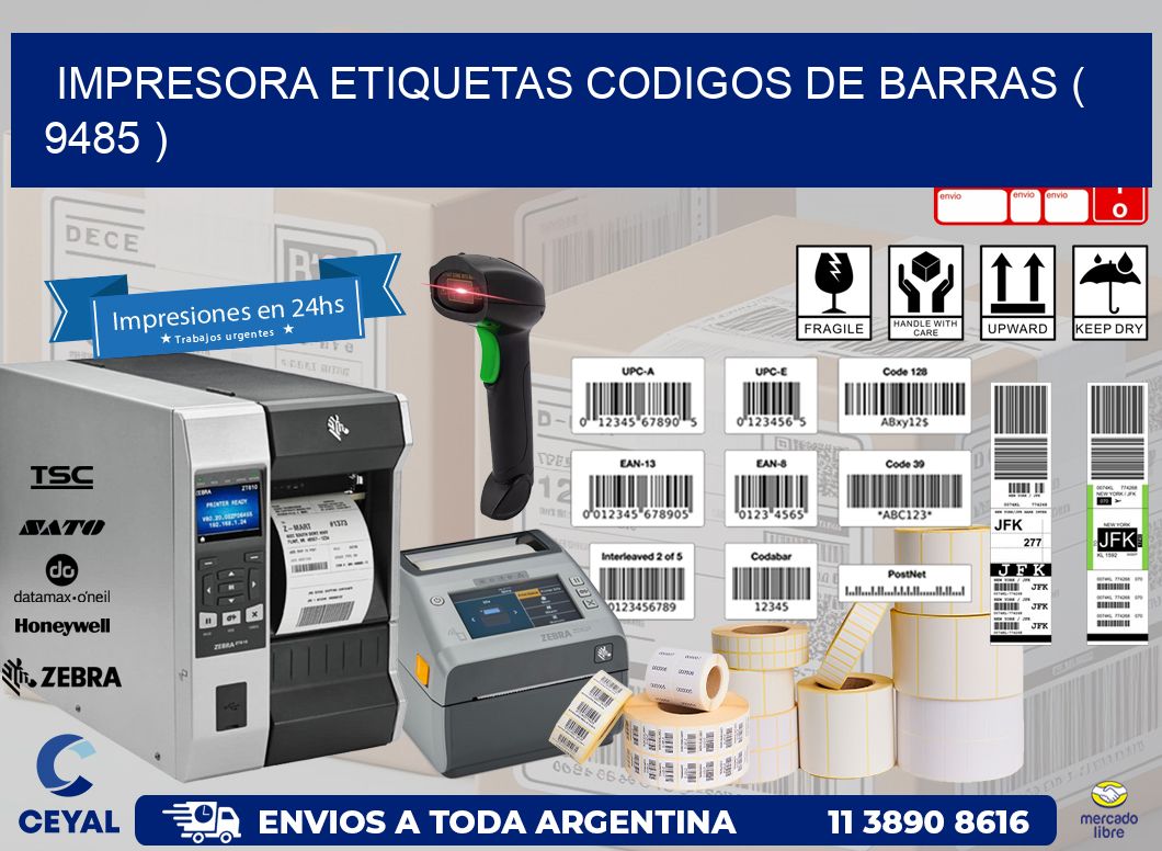 impresora etiquetas codigos de barras ( 9485 )