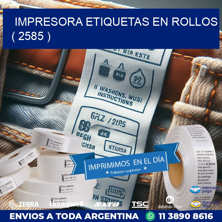 impresora etiquetas en rollos ( 2585 )