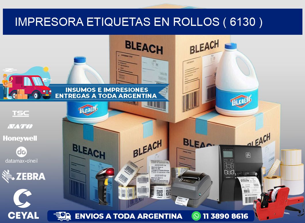impresora etiquetas en rollos ( 6130 )