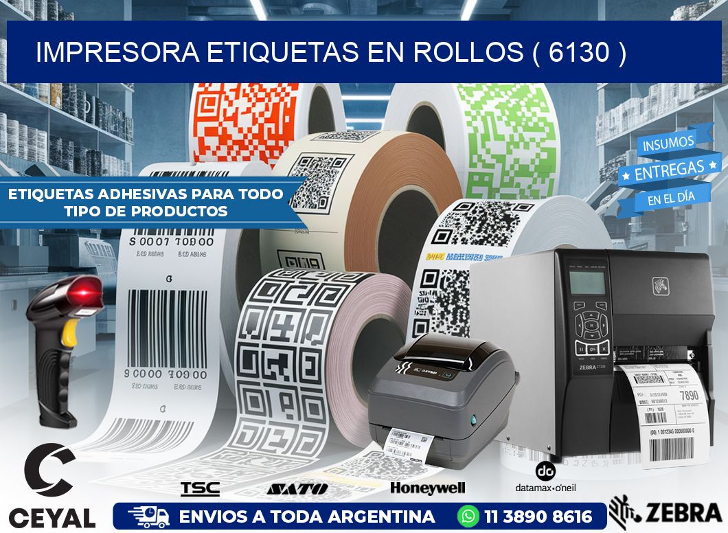 impresora etiquetas en rollos ( 6130 )