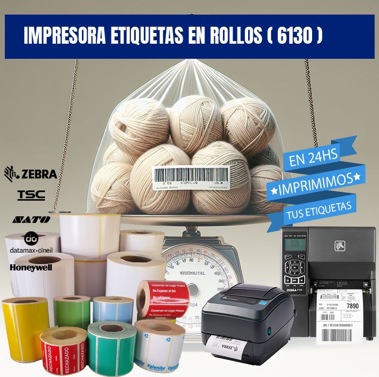 impresora etiquetas en rollos ( 6130 )