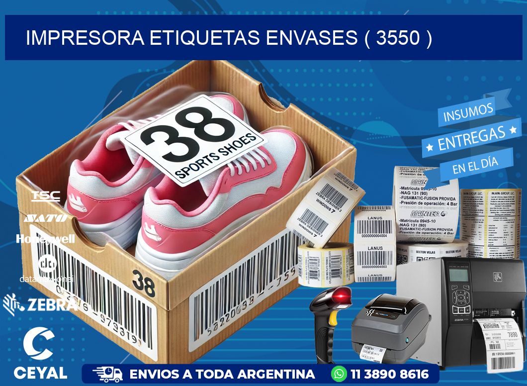 impresora etiquetas envases ( 3550 )