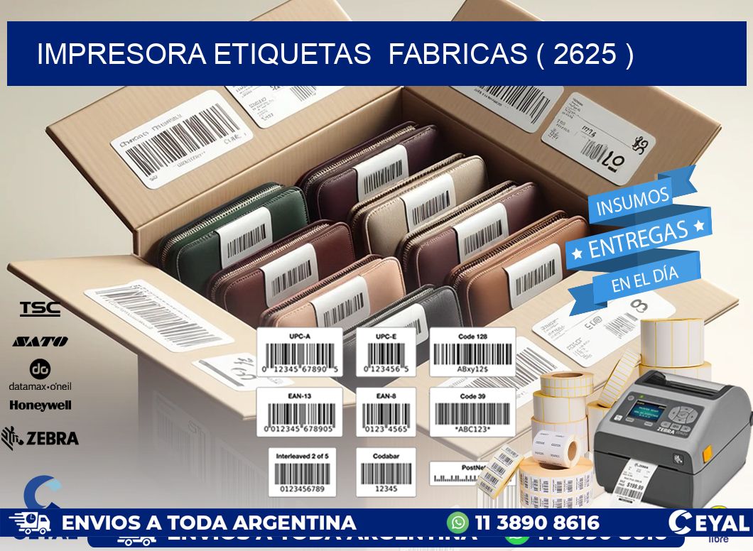 impresora etiquetas  fabricas ( 2625 )
