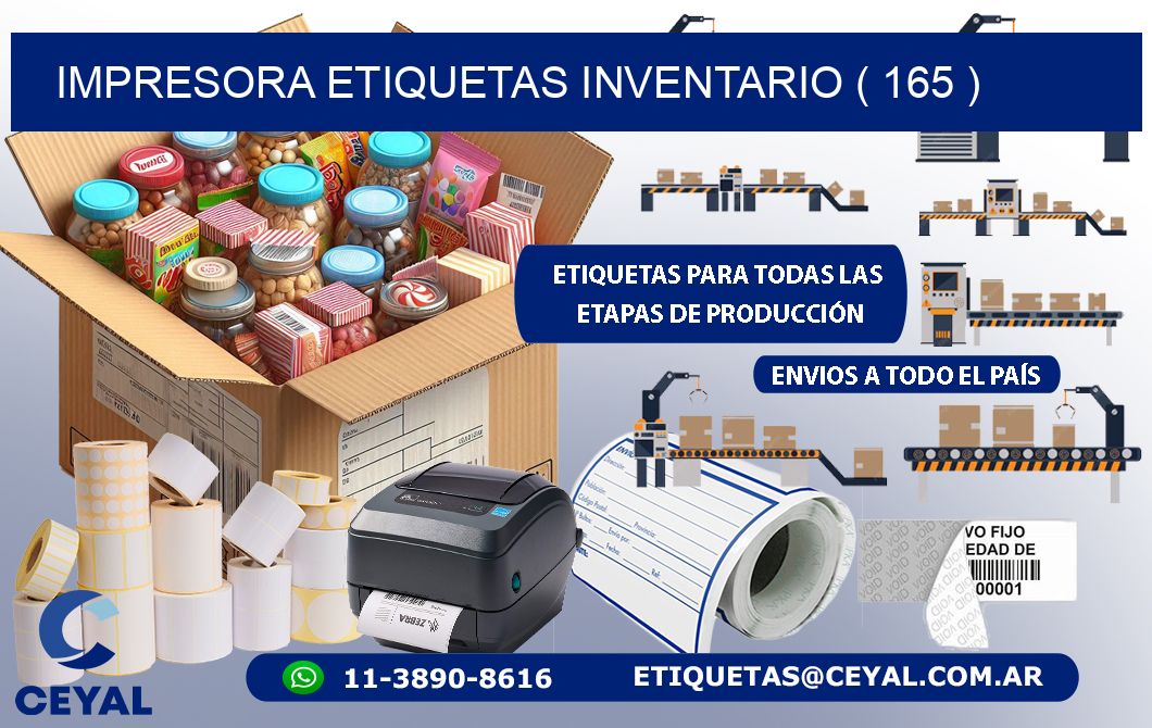 impresora etiquetas inventario ( 165 )