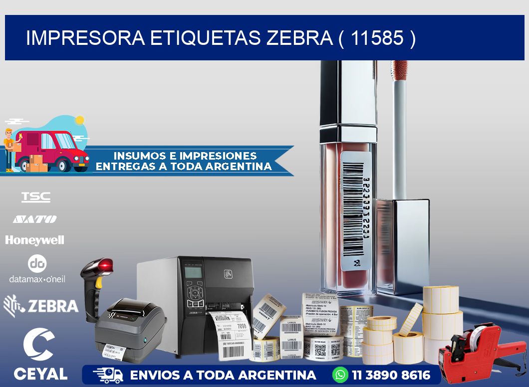 impresora etiquetas zebra ( 11585 )
