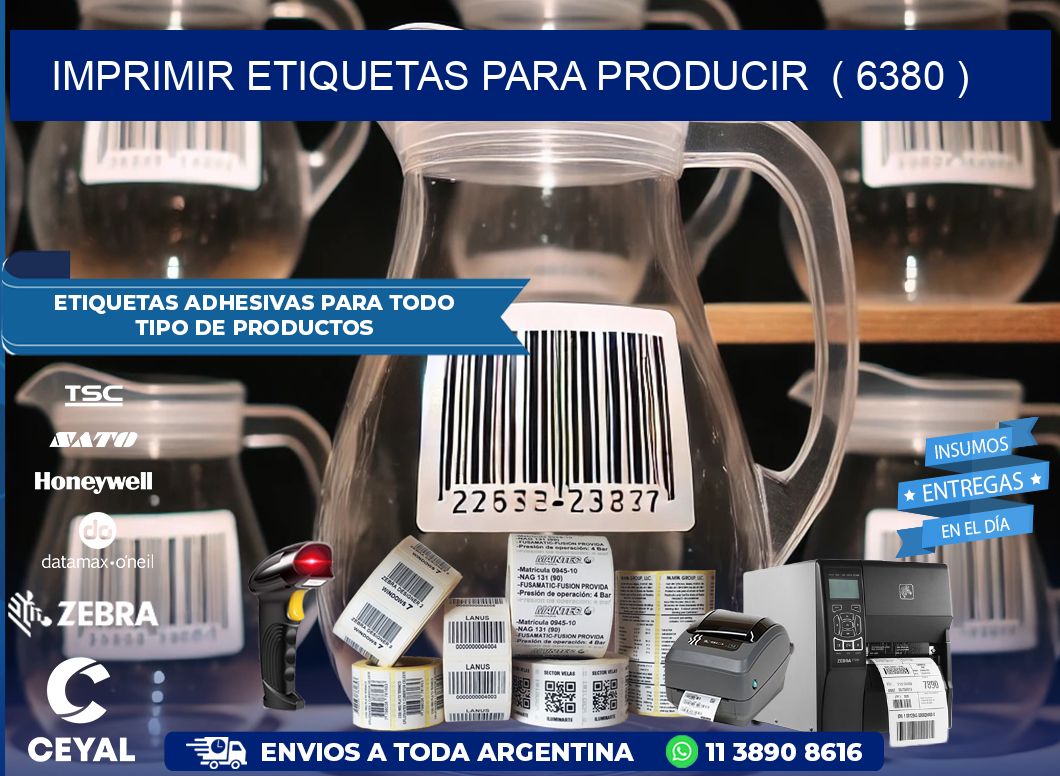 imprimir etiquetas para producir  ( 6380 )
