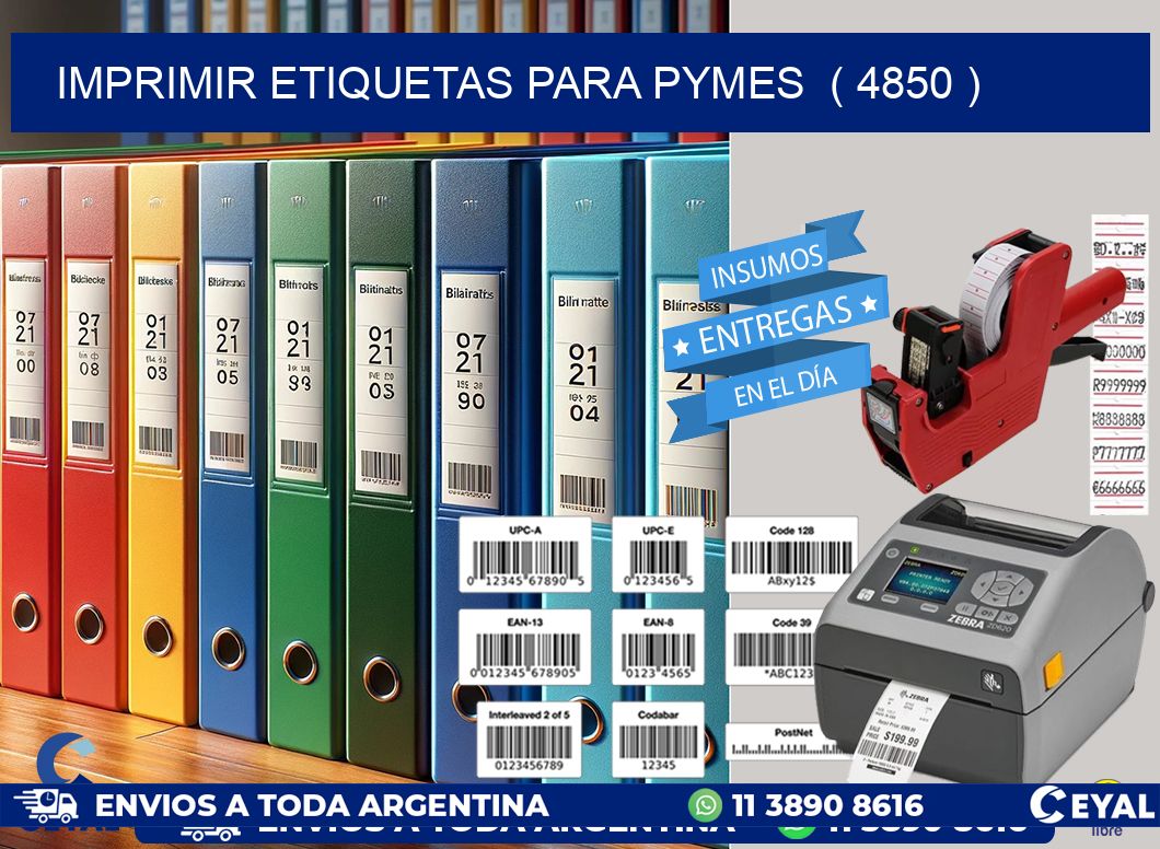 imprimir etiquetas para pymes  ( 4850 )