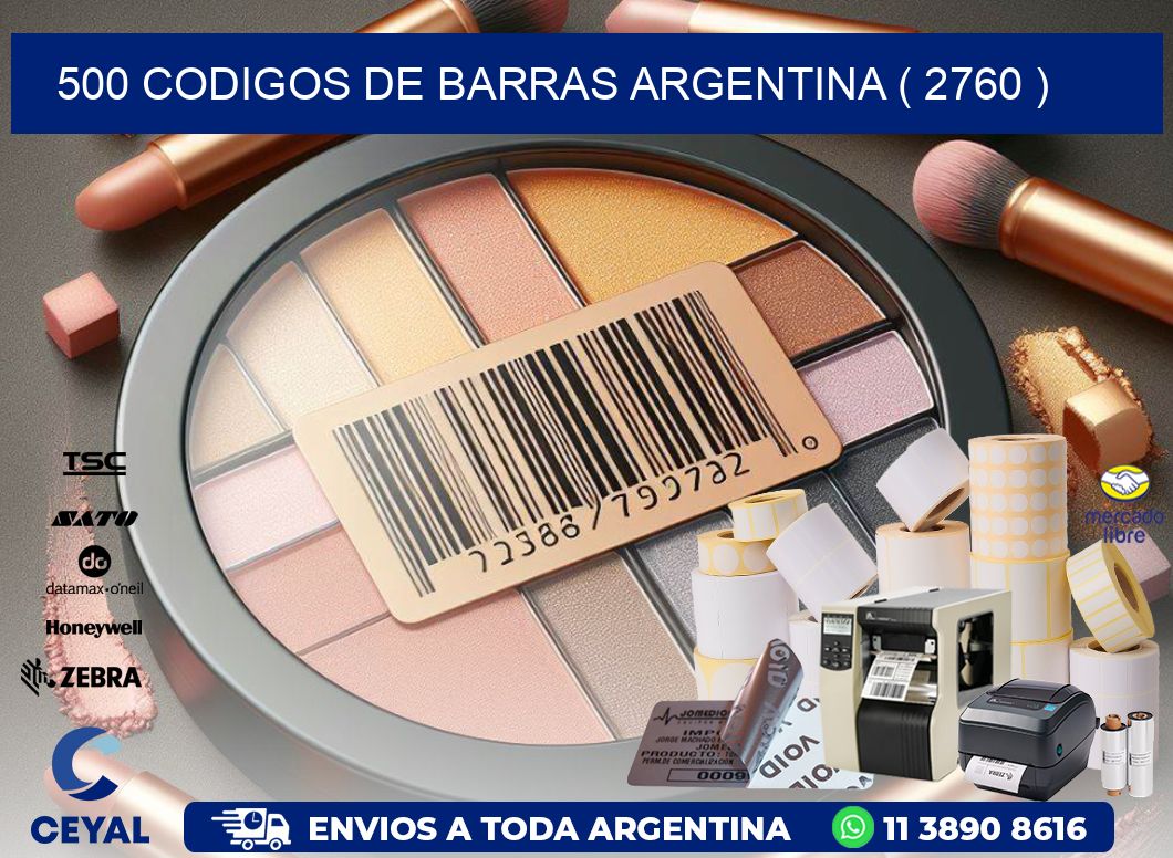 500 codigos de barras argentina ( 2760 )
