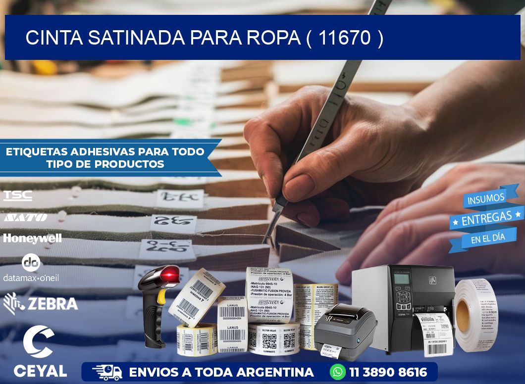 CINTA SATINADA PARA ROPA ( 11670 )