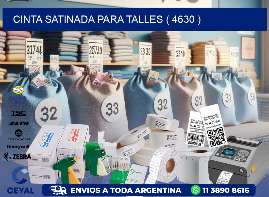 CINTA SATINADA PARA TALLES ( 4630 )