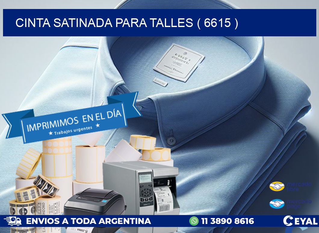 CINTA SATINADA PARA TALLES ( 6615 )