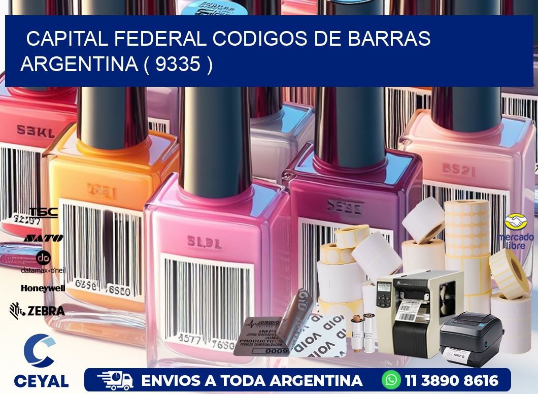 Capital federal codigos de barras argentina ( 9335 )