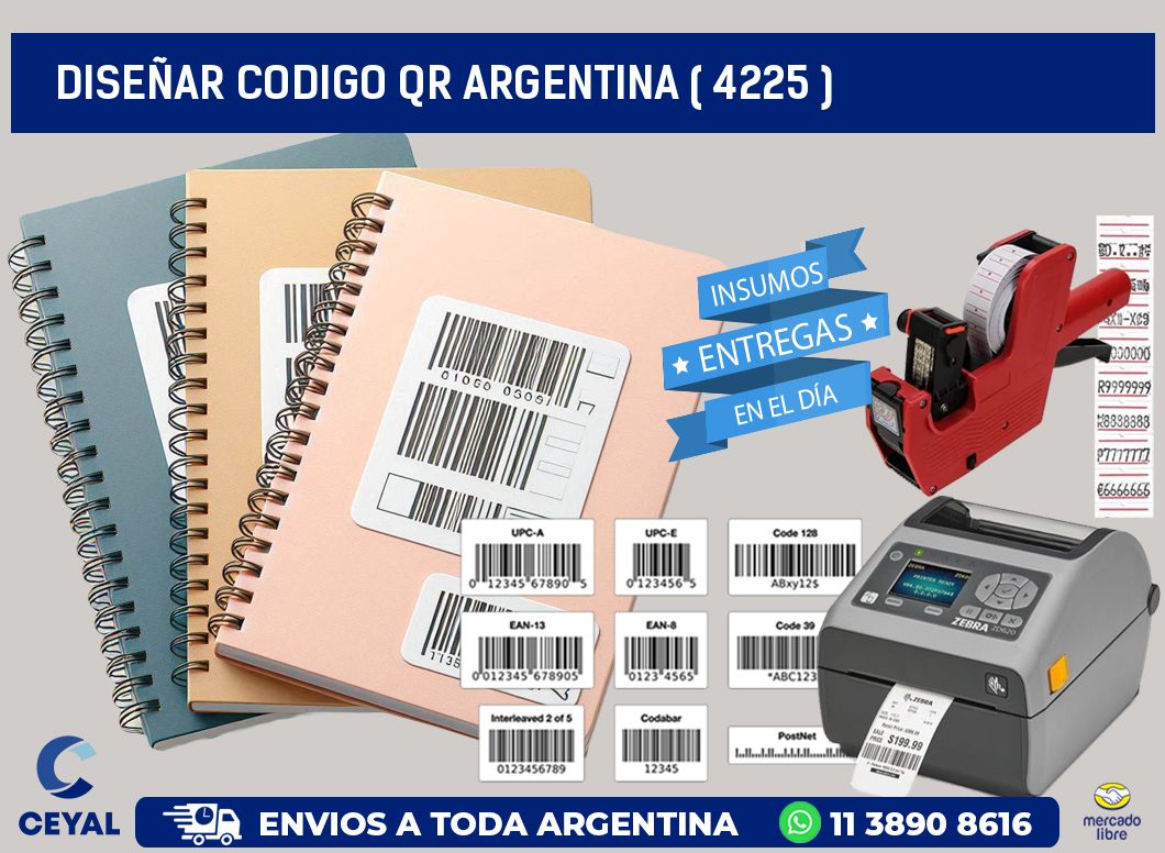DISEÑAR CODIGO QR ARGENTINA ( 4225 )