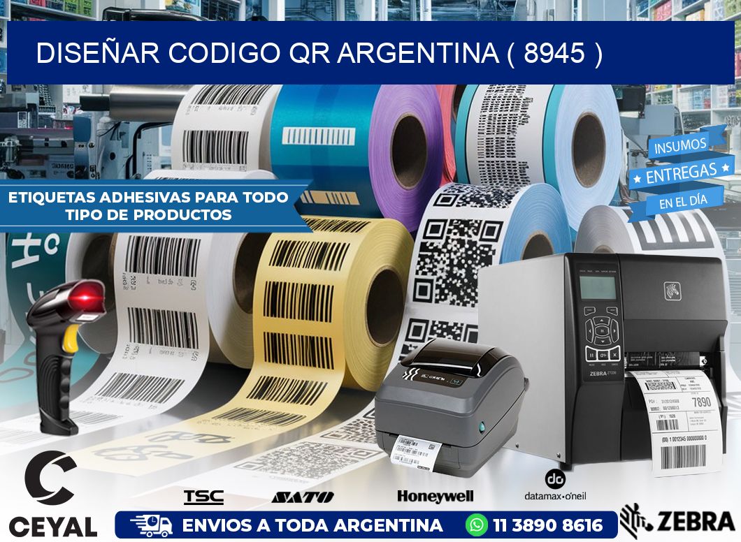 DISEÑAR CODIGO QR ARGENTINA ( 8945 )