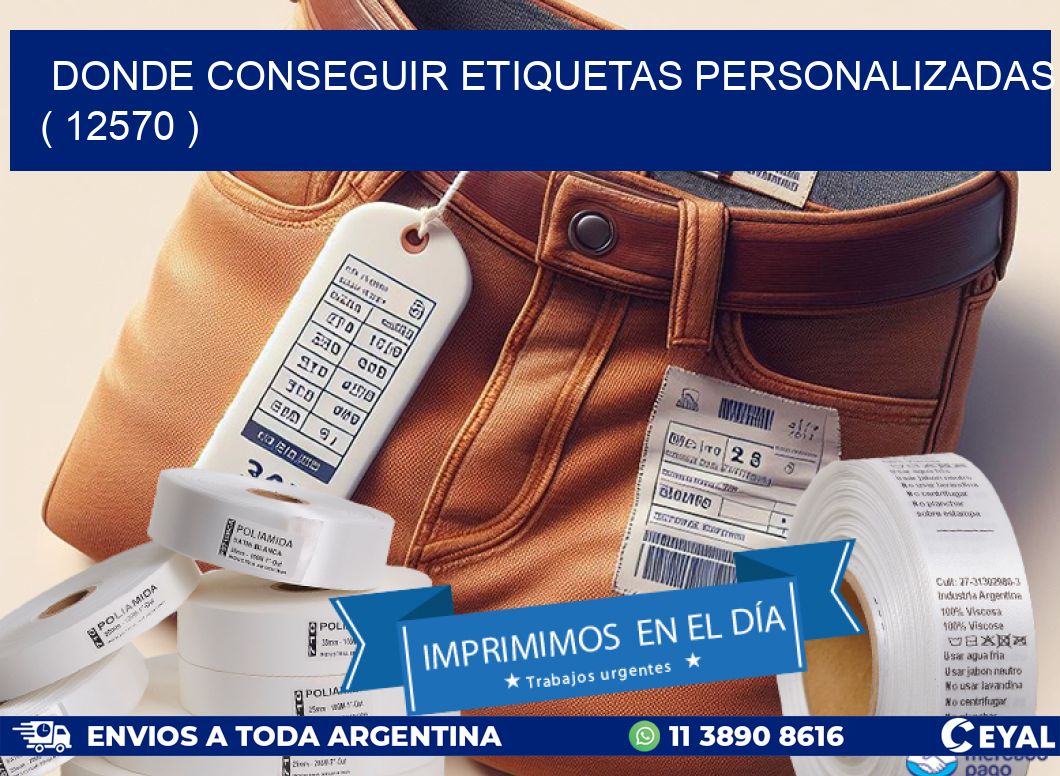 DONDE CONSEGUIR ETIQUETAS PERSONALIZADAS ( 12570 )