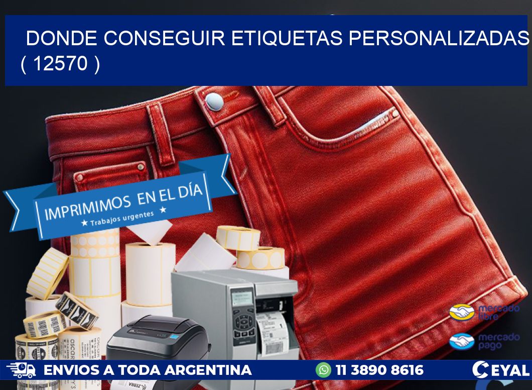 DONDE CONSEGUIR ETIQUETAS PERSONALIZADAS ( 12570 )