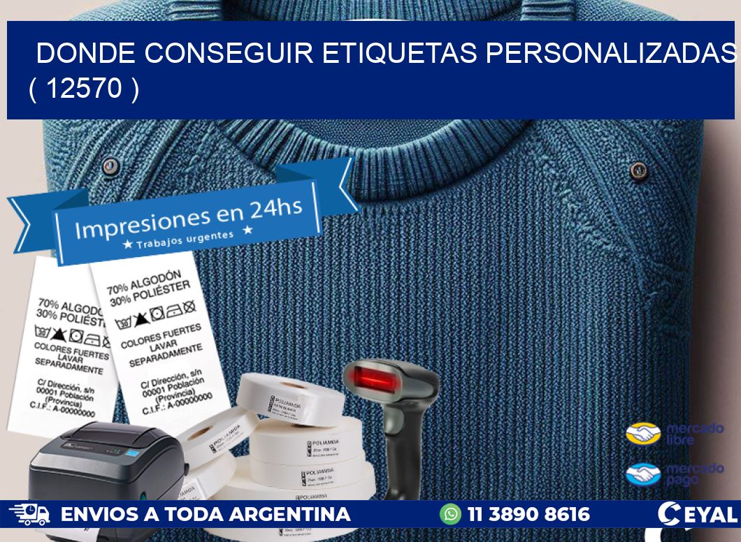 DONDE CONSEGUIR ETIQUETAS PERSONALIZADAS ( 12570 )