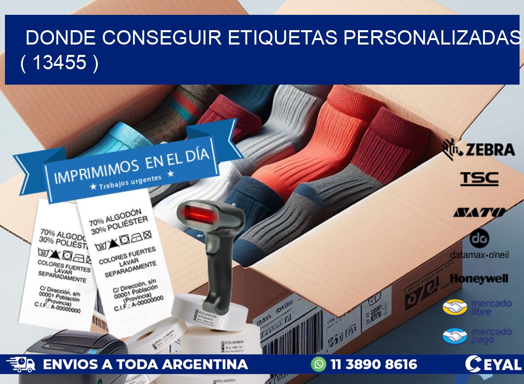 DONDE CONSEGUIR ETIQUETAS PERSONALIZADAS ( 13455 )