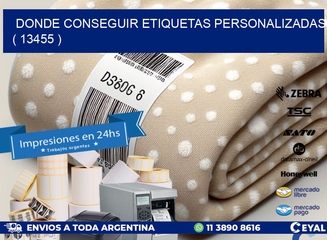 DONDE CONSEGUIR ETIQUETAS PERSONALIZADAS ( 13455 )
