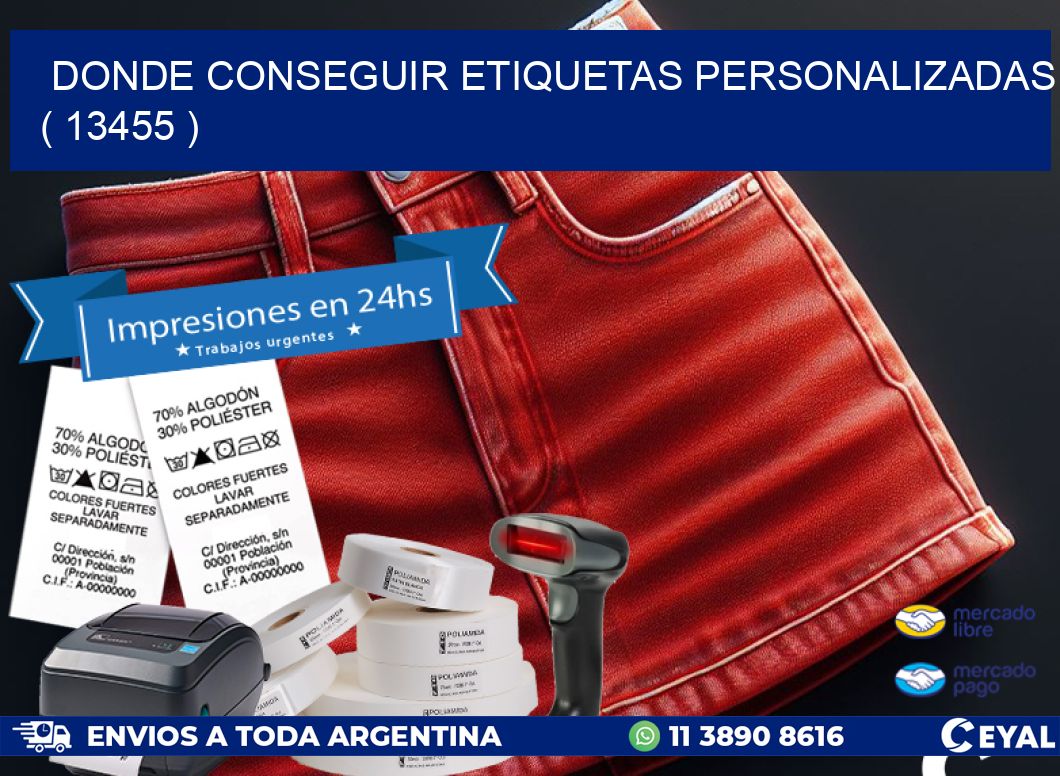 DONDE CONSEGUIR ETIQUETAS PERSONALIZADAS ( 13455 )