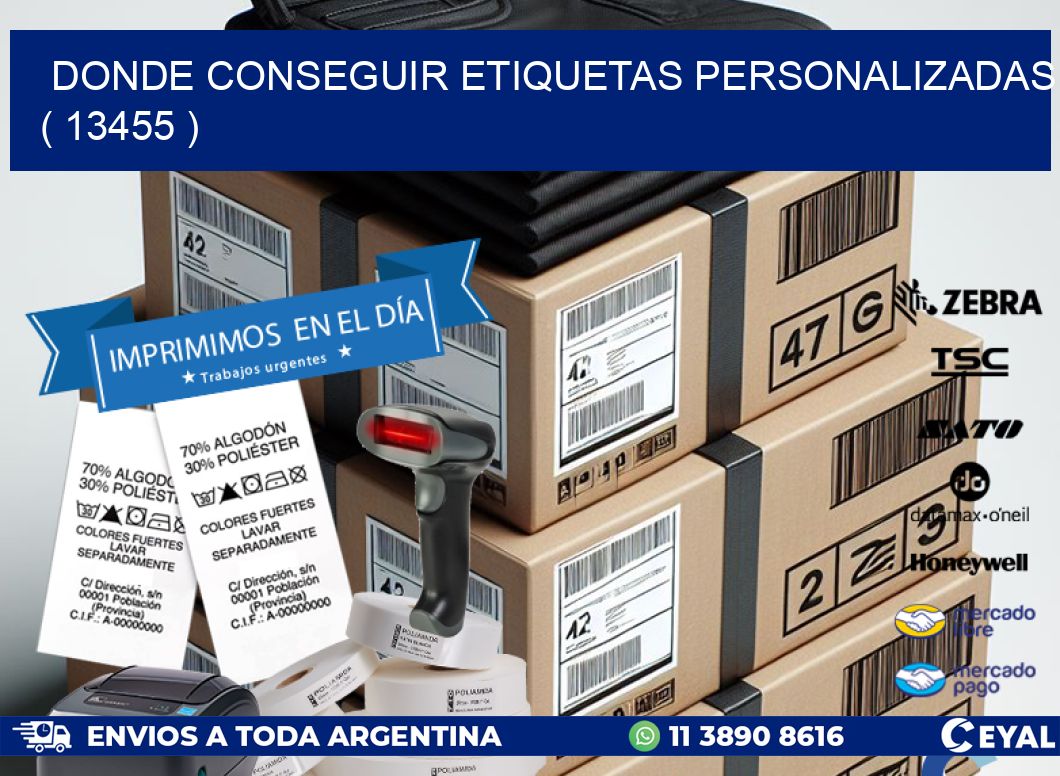 DONDE CONSEGUIR ETIQUETAS PERSONALIZADAS ( 13455 )