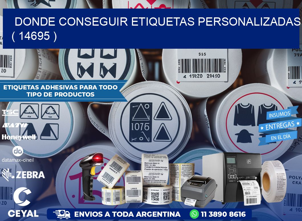 DONDE CONSEGUIR ETIQUETAS PERSONALIZADAS ( 14695 )