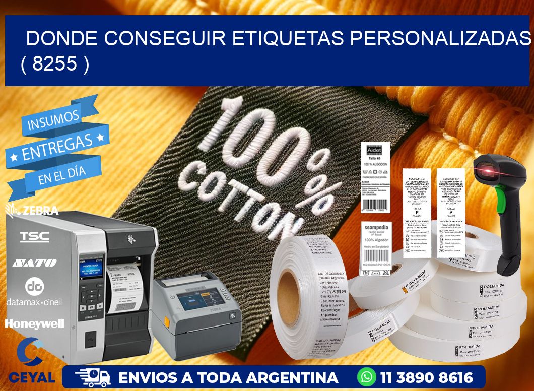 DONDE CONSEGUIR ETIQUETAS PERSONALIZADAS ( 8255 )