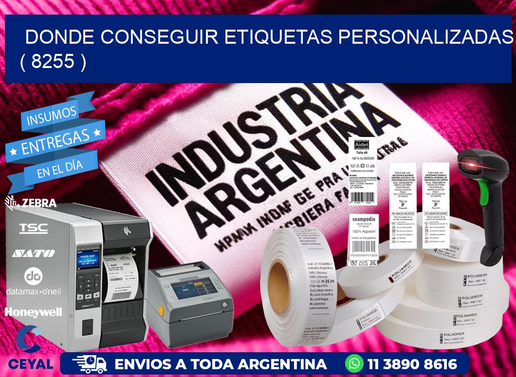 DONDE CONSEGUIR ETIQUETAS PERSONALIZADAS ( 8255 )