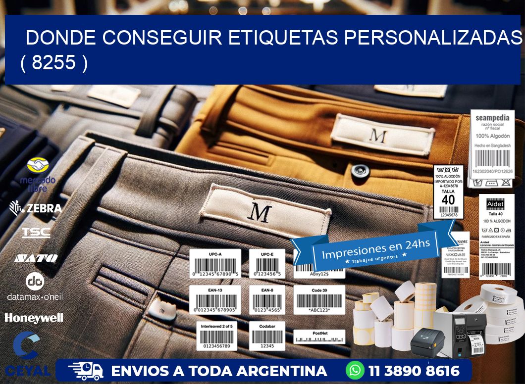 DONDE CONSEGUIR ETIQUETAS PERSONALIZADAS ( 8255 )