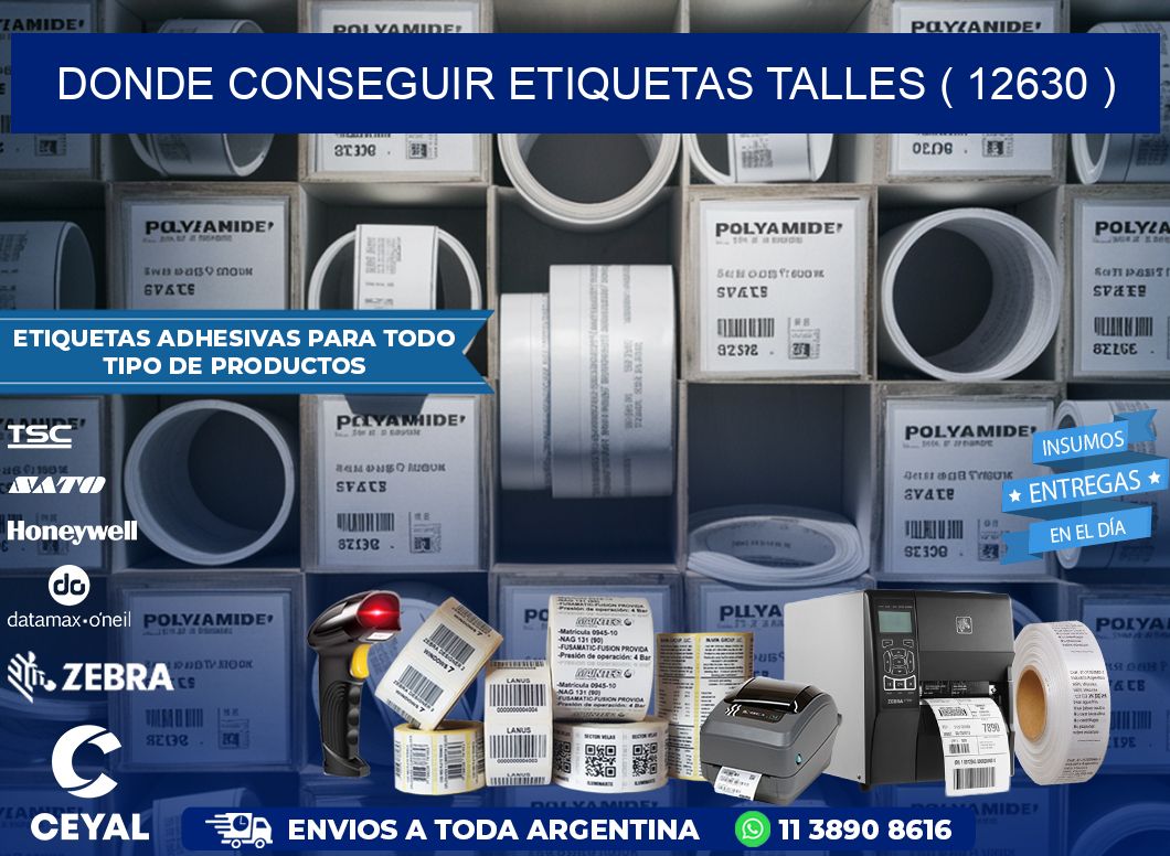 DONDE CONSEGUIR ETIQUETAS TALLES ( 12630 )