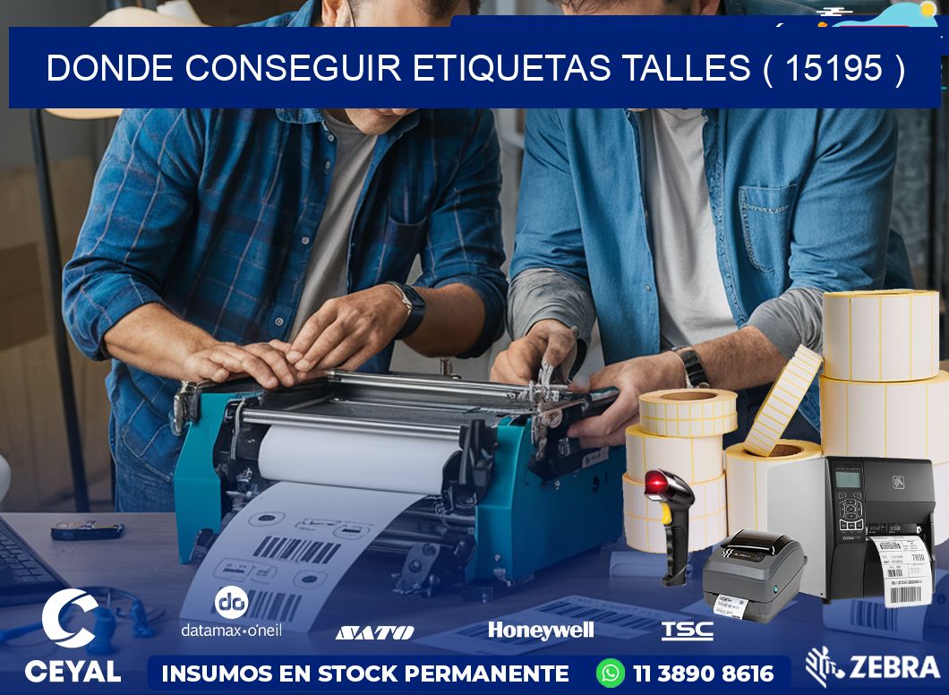DONDE CONSEGUIR ETIQUETAS TALLES ( 15195 )