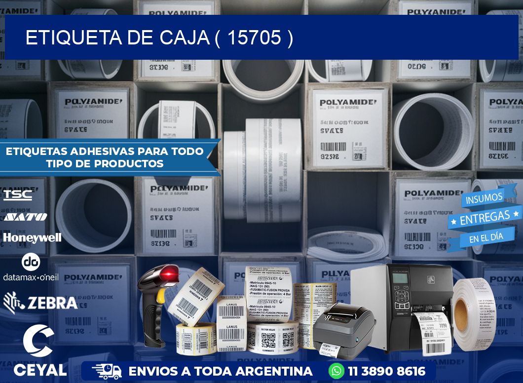 ETIQUETA DE CAJA ( 15705 )