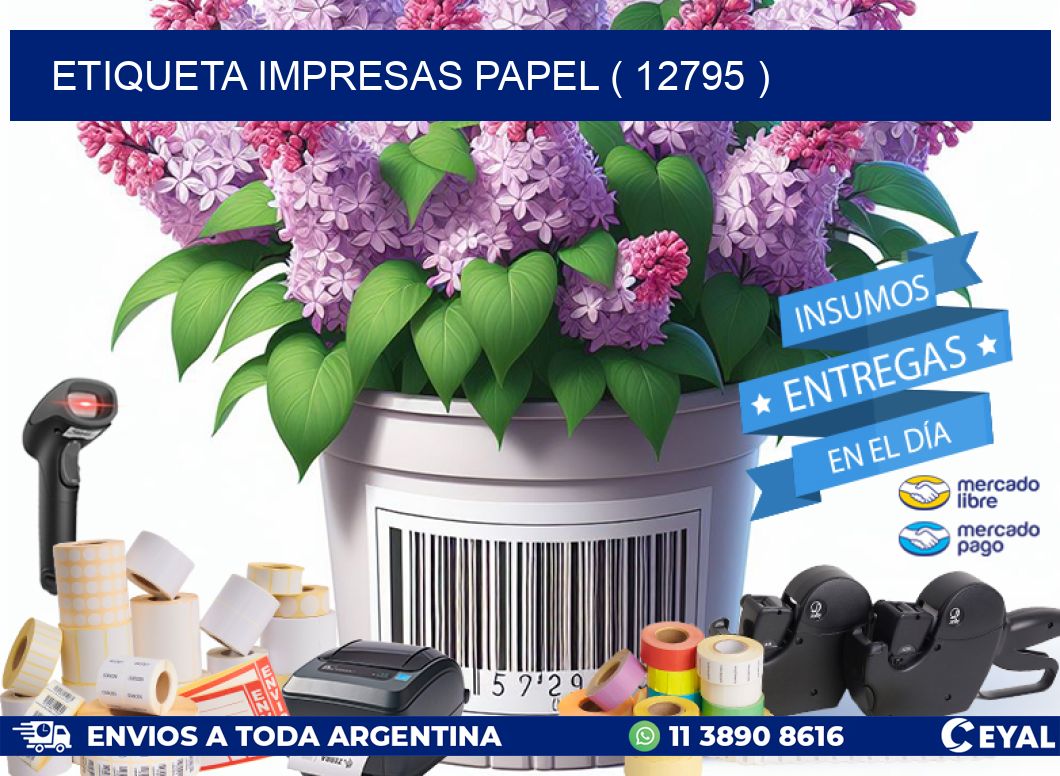 ETIQUETA IMPRESAS PAPEL ( 12795 )