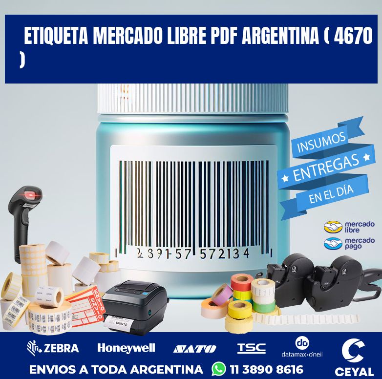 ETIQUETA MERCADO LIBRE PDF ARGENTINA ( 4670 )