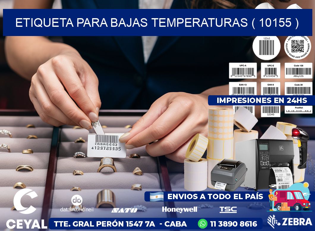 ETIQUETA PARA BAJAS TEMPERATURAS ( 10155 )