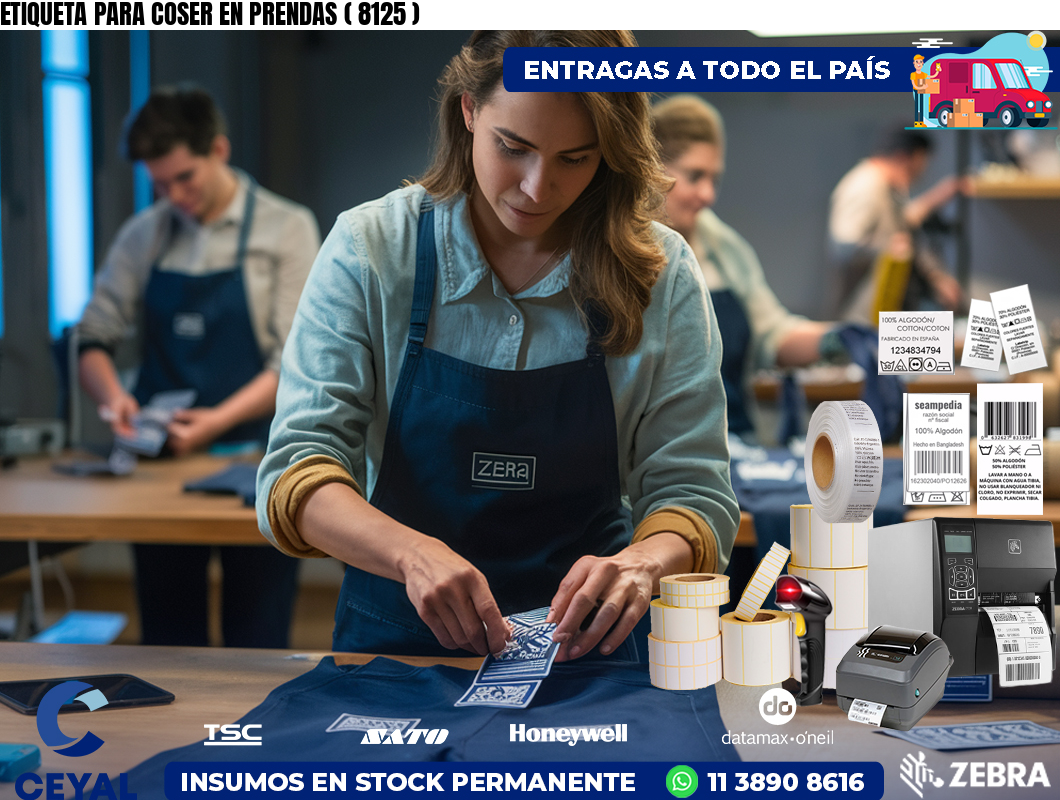 ETIQUETA PARA COSER EN PRENDAS ( 8125 )