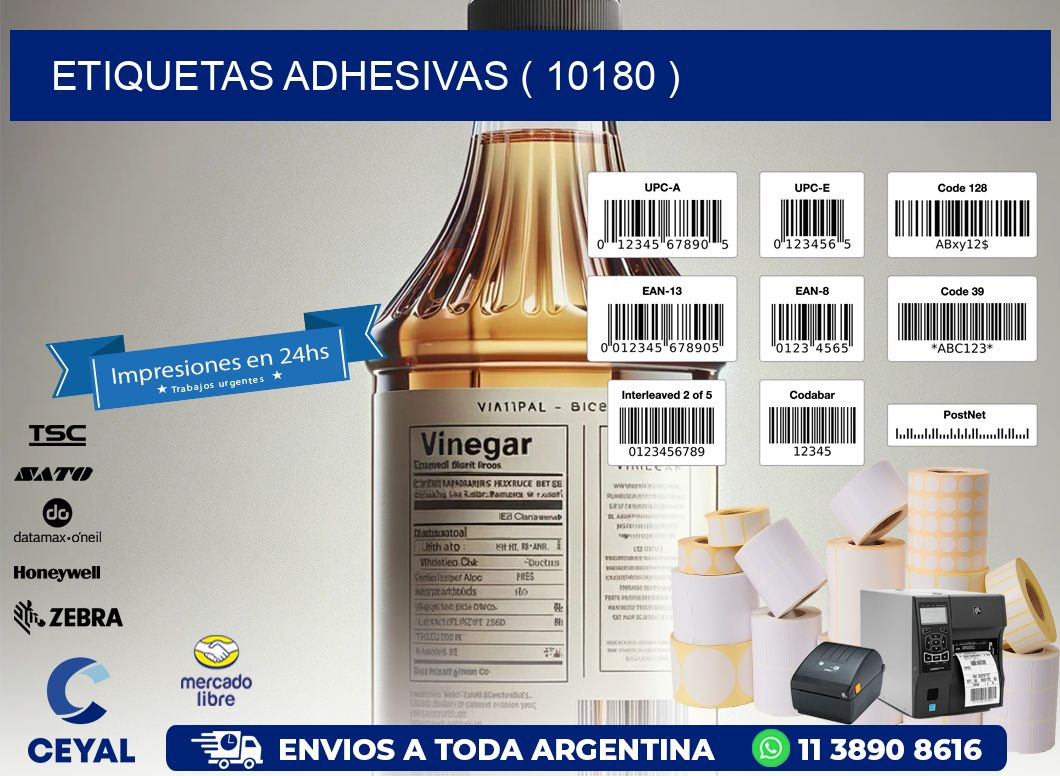 ETIQUETAS ADHESIVAS ( 10180 )