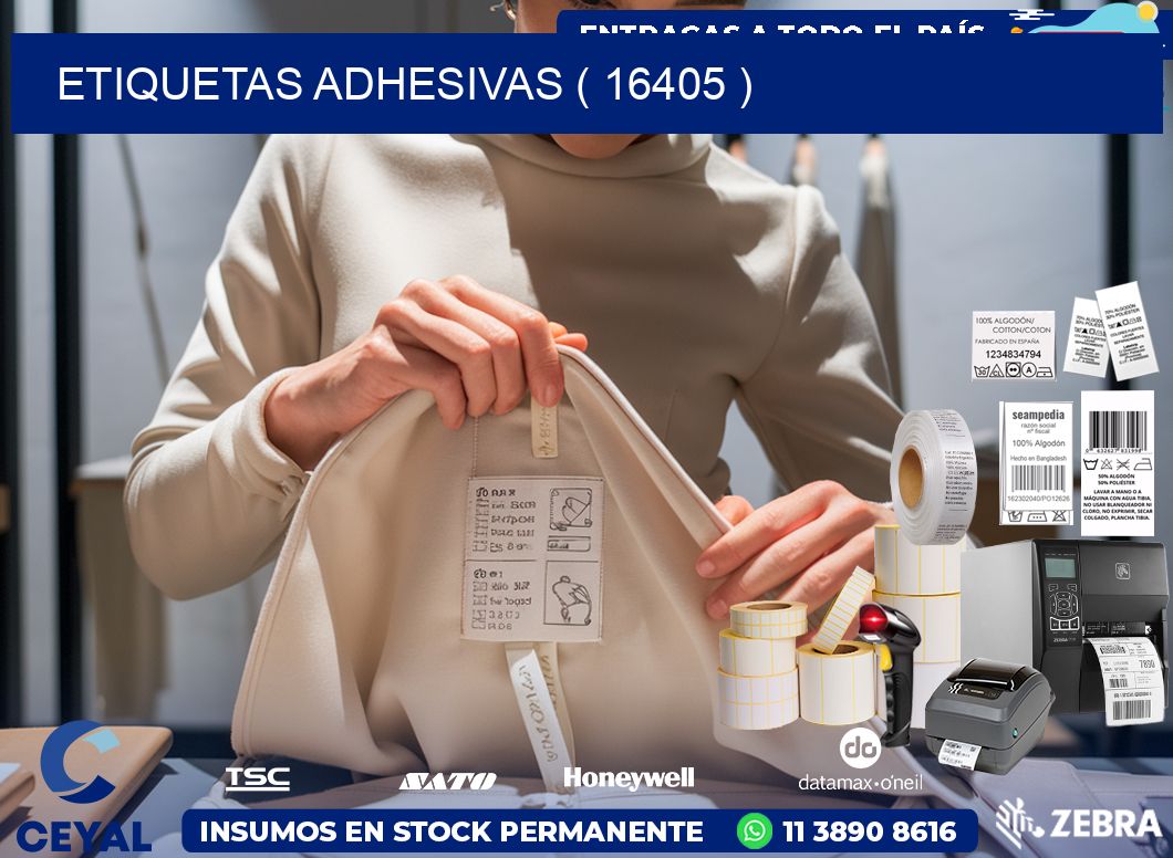 ETIQUETAS ADHESIVAS ( 16405 )