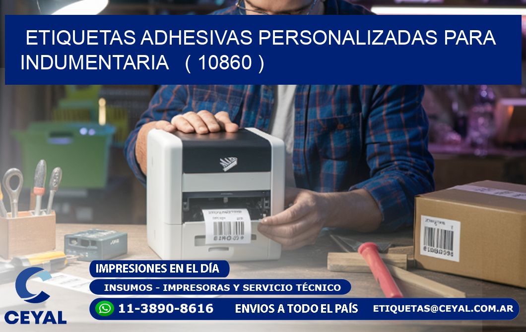 ETIQUETAS ADHESIVAS PERSONALIZADAS PARA INDUMENTARIA ( 10860 )