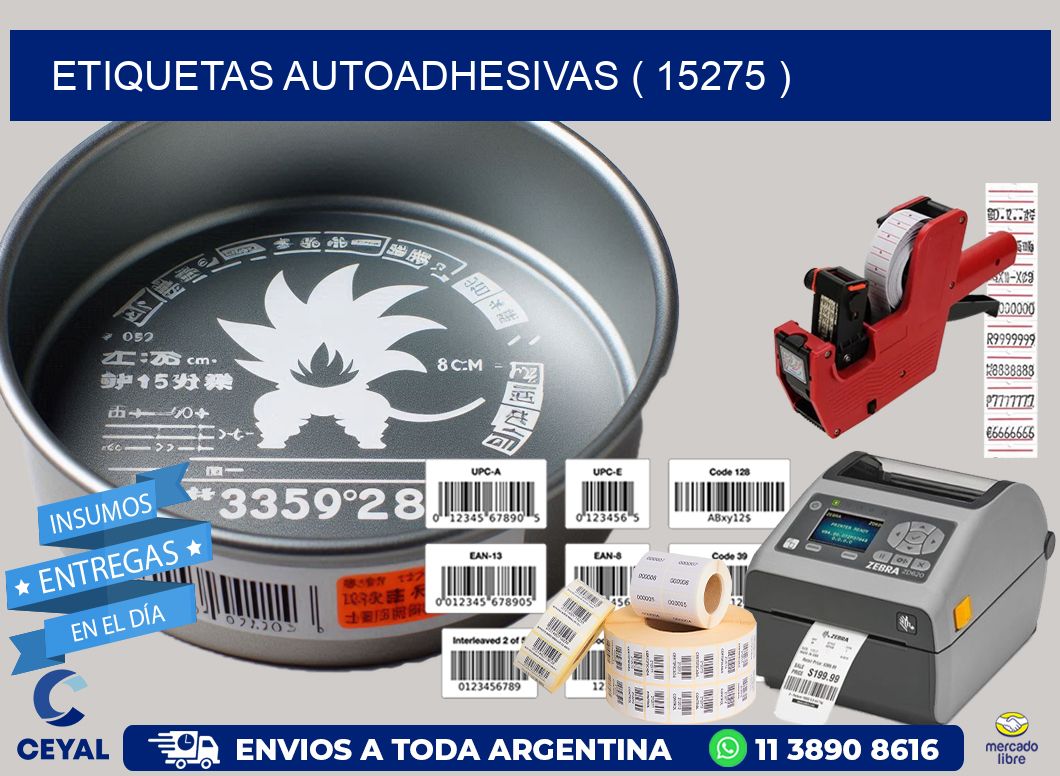 ETIQUETAS AUTOADHESIVAS ( 15275 )