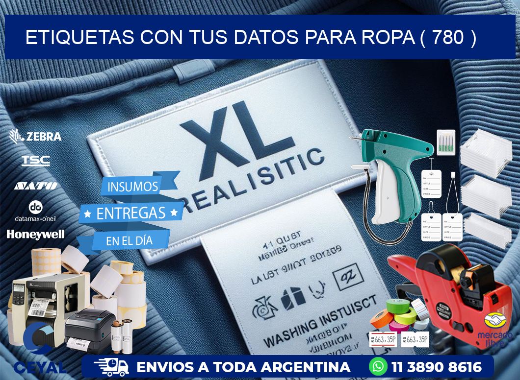 ETIQUETAS CON TUS DATOS PARA ROPA ( 780 )